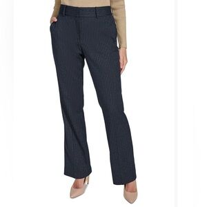 “SIZE 10” TOMMY HILFIGER Women's Lurex Pinstripe Sutton Bootcut Trouser Pants